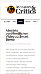 Mobile Screenshot of monstersandcritics.de
